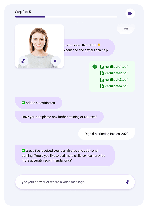VOCA Interface on iPad step 4